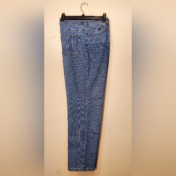 Gloria Vanderbilt Blue Swan Logo Jeans Womens Plus Size US 14 - Picture 4 of 12